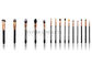 Özel Etiket Gül Altın Makyaj Fırçaları 25 adet Göz Makyaj Fırça Seti