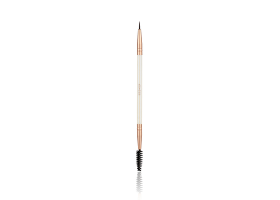Vonira Güzellik Çift Eyeliner Maskara Makyaj Fırçası Alüminyum Ferrule Birch Ahşap Yakalama ile Çift Sonu