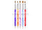 UV Jel Rhinestone Nail Art Süsleyen Kalem ile Çift Uçlu Akrilik Tırnak Tasarım Fırçaları