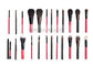 Özelleştirilmiş Özel Etiket Makyaj Fırçaları Seçmek İçin İki Renk ile 24pcs