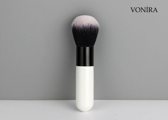 Vonira Beauty Özel Etiket Makyaj Kabuki Fırçası, Sentetik Kıl Yüz Mineral Pudra Fırçası