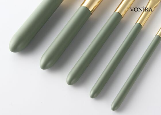 Vonira Custom Toptan Satış Doğal Beyaz Keçi Saçı Makyaj Özel Etiket Servisiyle Uzun Karıştırma Toz fırçası