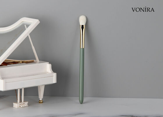 Vonira Custom Toptan Satış Doğal Beyaz Keçi Saçı Fan Göz Karıştırma fırçası Özel Etiket Servisi ile