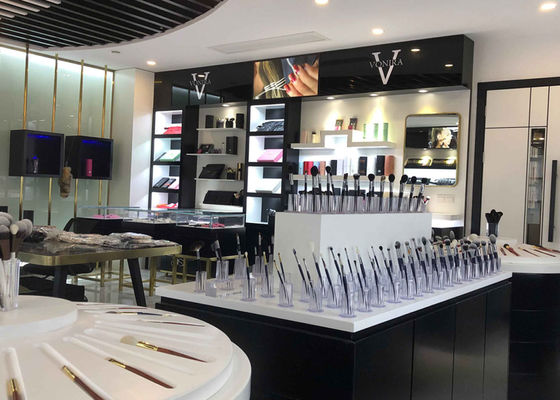 Vonira Custom Toptan Satış Doğal Keçi Saçı Makyaj Yüz Kontür Fırça Özel Etiket Servisi