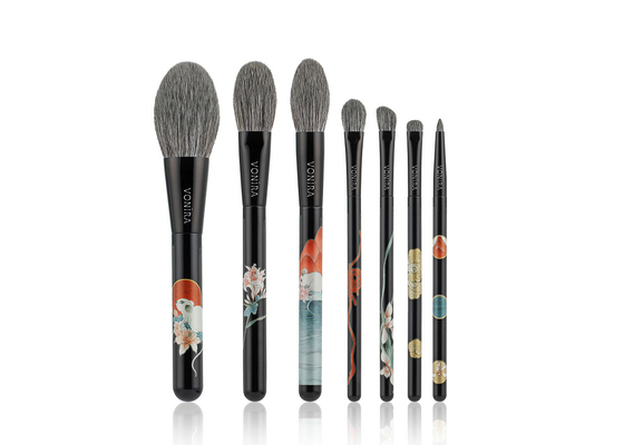 Vonira Güzellik Festivali Temel 7 Parça Makyaj fırçaları Koleksiyon Hediye Set de Brochas de Maquillaje Profesyonel OEM ODM