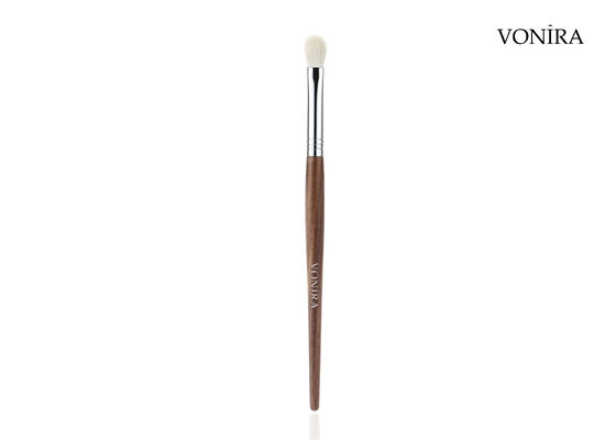 Vonira Custom Toptan Doğal Beyaz Keçi Saçları Kahverengi Ebony Eldiven Makyaj Göz Kapağı Karıştırma fırçası